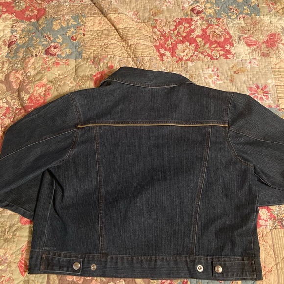 Vintage Rockies Blue Collared Full Button Down Two Pocketed Jacket Adult Size M - Picture 3 of 6